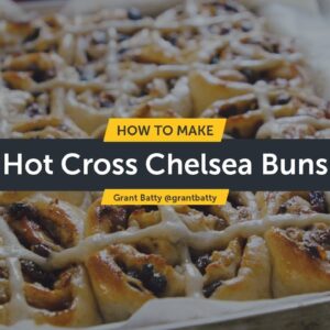 Hot Cross Chelsea Buns | Ooni Pizza Ovens