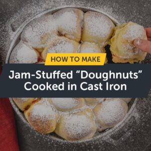 How To Make Jam-Stuffed “Doughnuts” Cooked in Cast Iron | Ooni Pizza Ovens